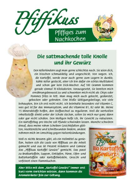 Sammelrezept Kartoffel
