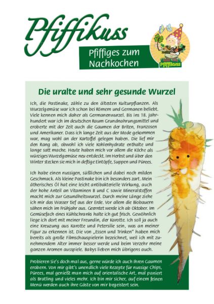 Sammelrezept Pastinake